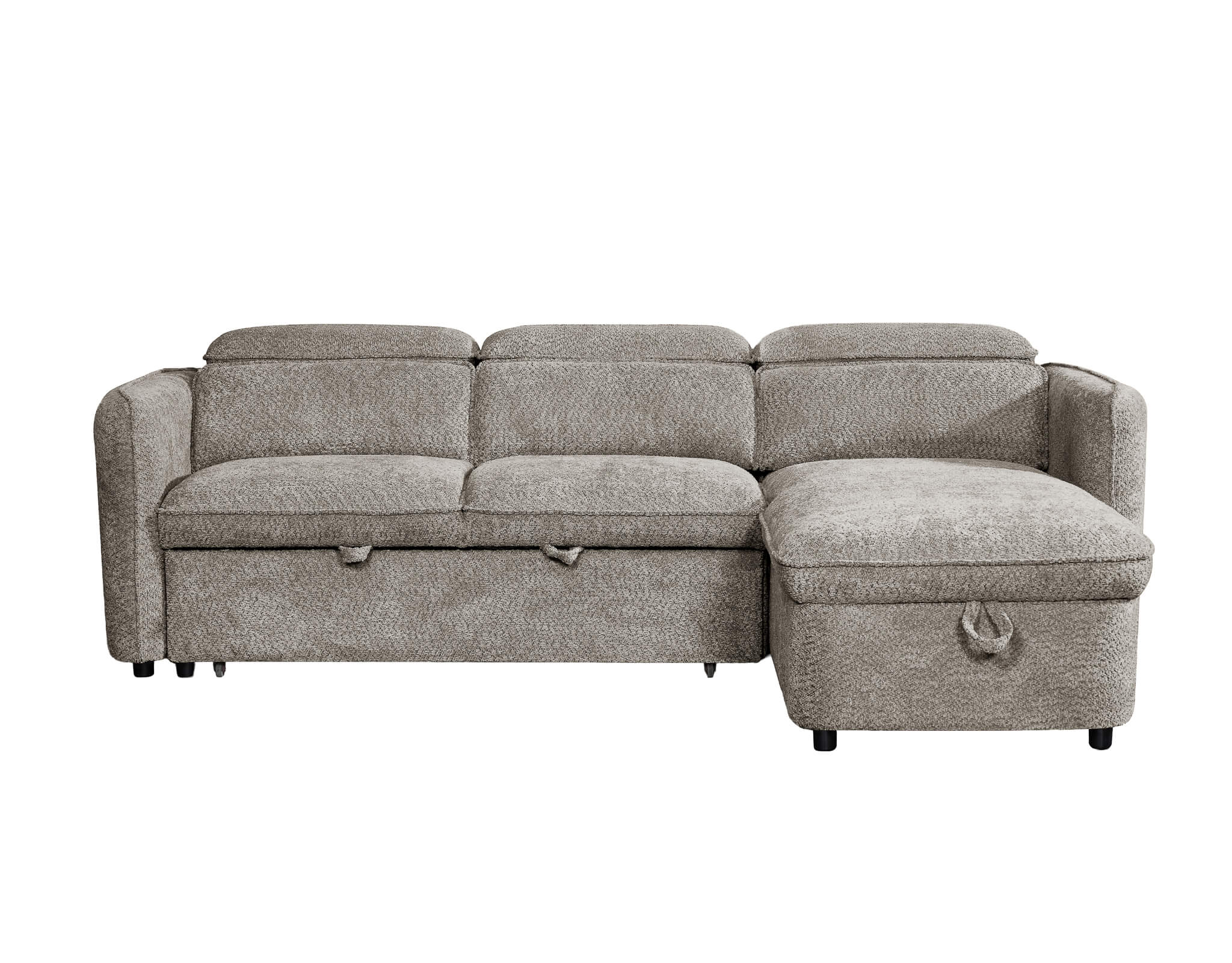 Solara Grey Corner Sofa Bed
