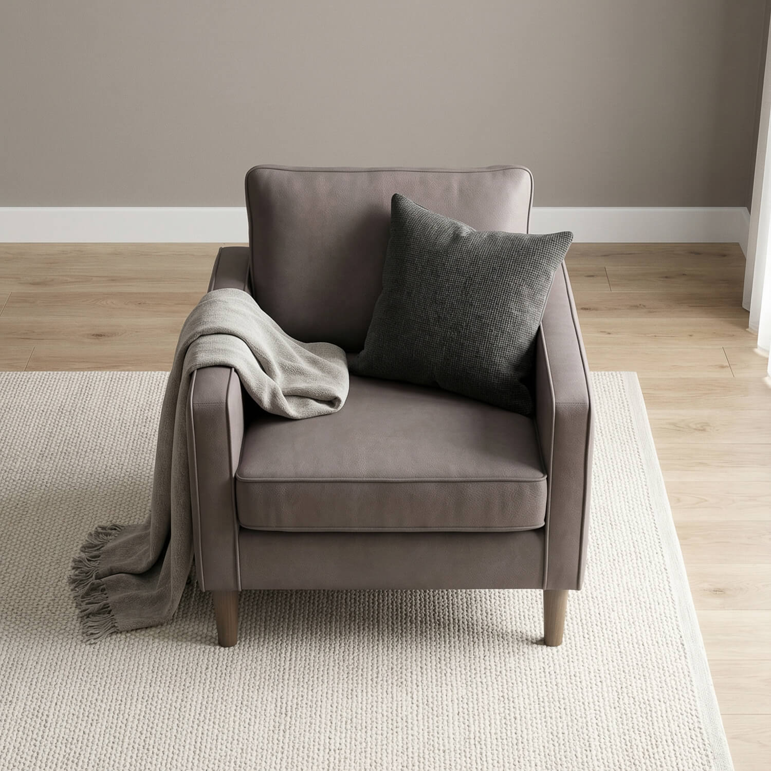 Theo Grey Armchair