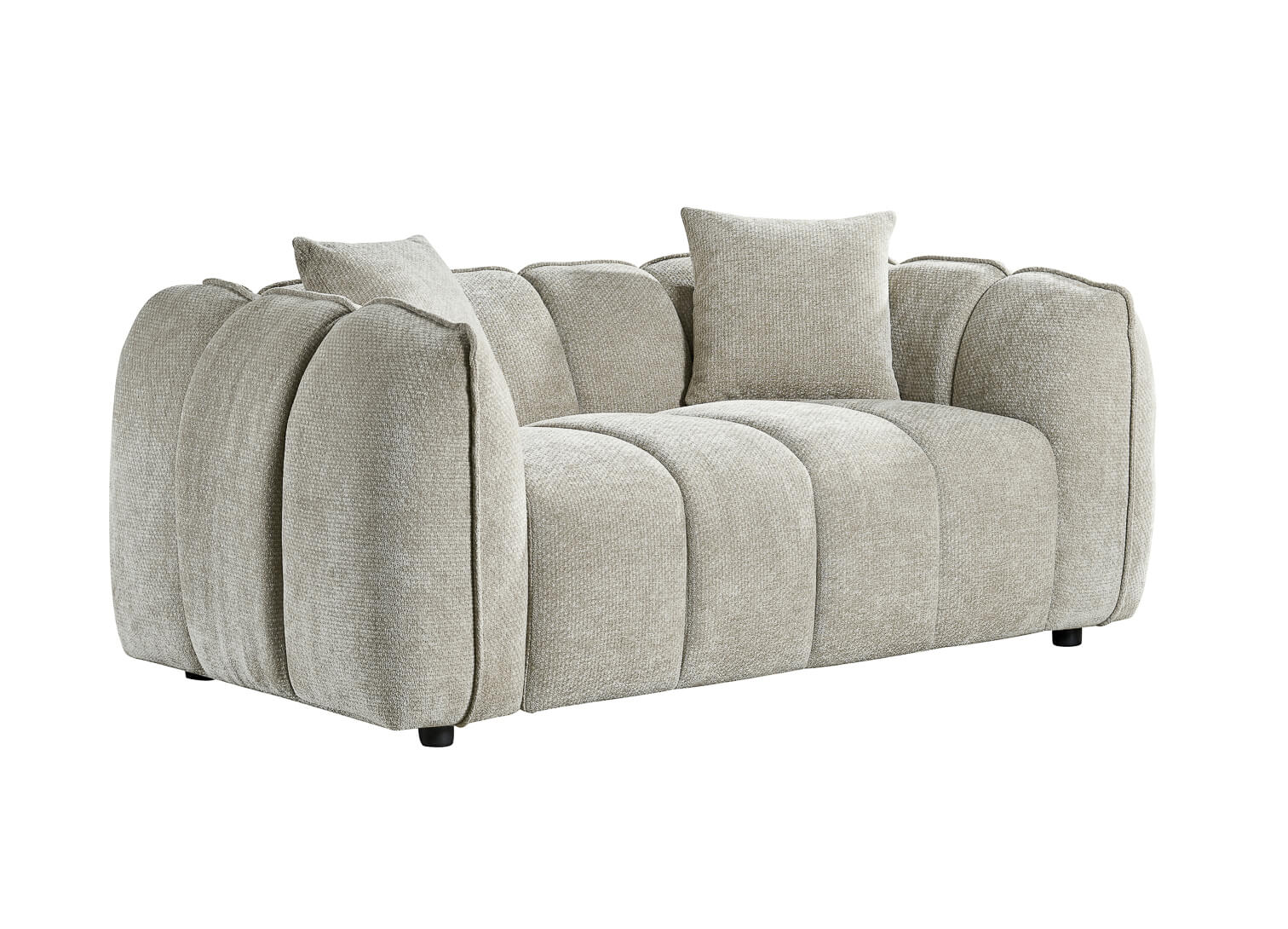 Varella Beige 2 Seater Sofa