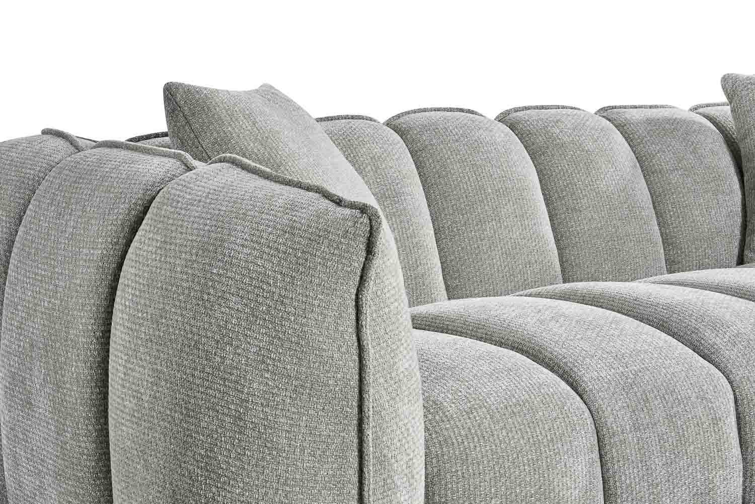 Varella Grey 3 Seater Sofa