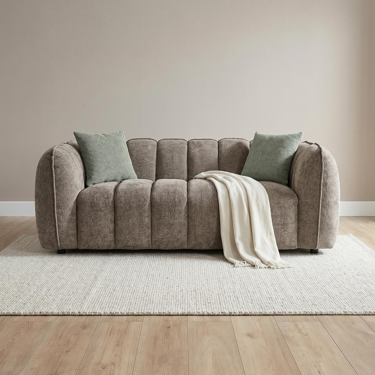 Varella Mocha 3 Seater Sofa