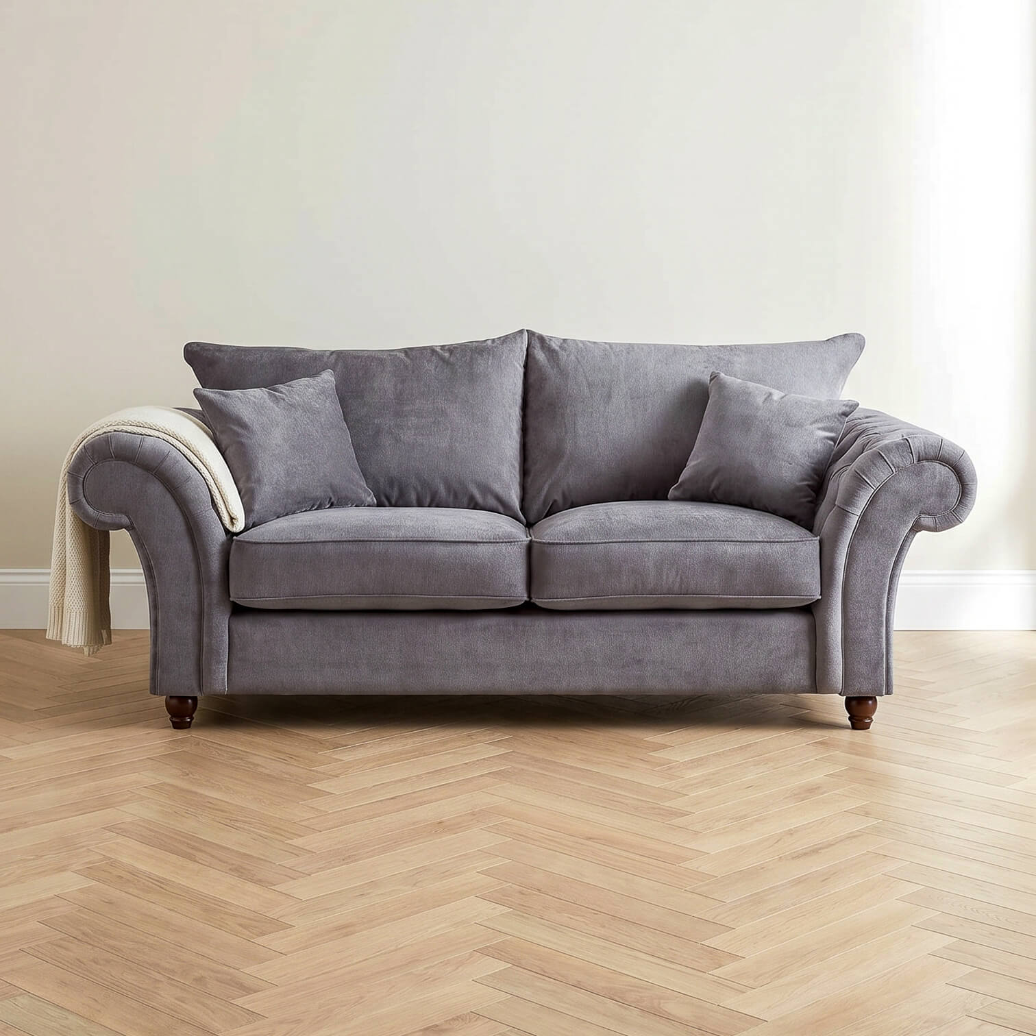 Windsor Grey 3 Seater Sofa
