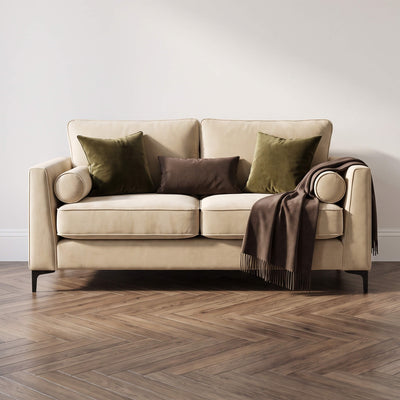 Adam Beige 2 Seater Sofa