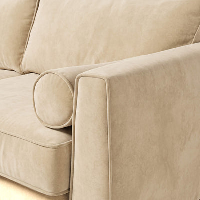Adam Beige 2 Seater Sofa