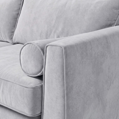 Adam Grey 3 Seater Sofa