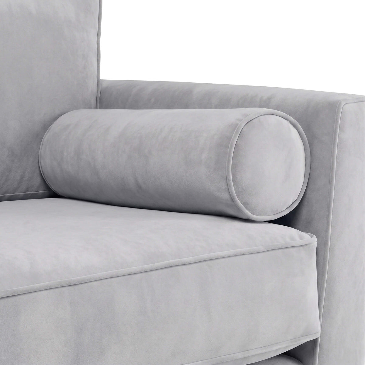 Adam Grey 3 Seater Sofa