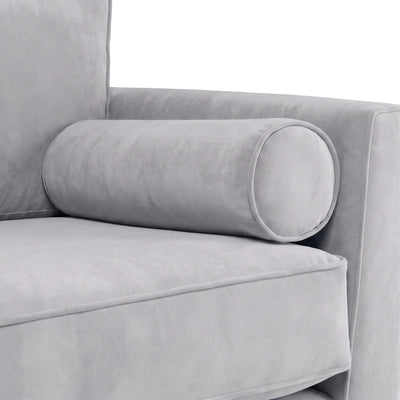 Adam Grey 3 Seater Sofa