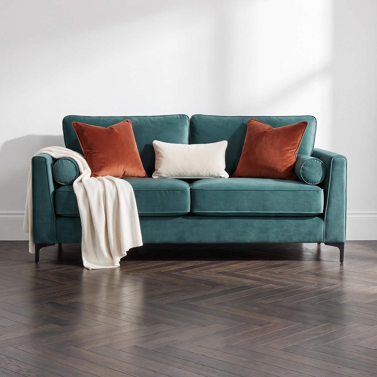 Adam Teal 3 Seater Sofa