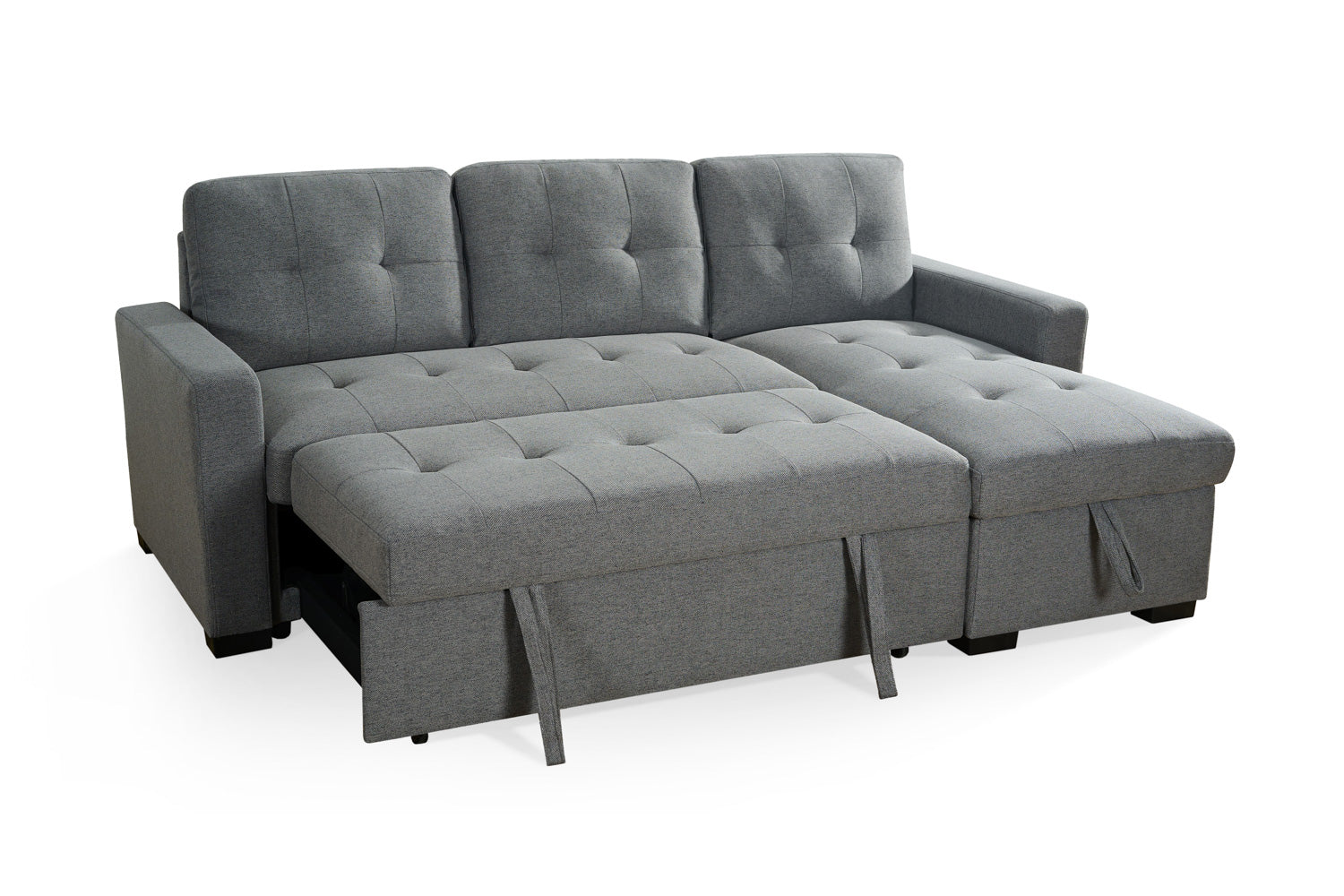 Alven Grey Corner Sofa Bed