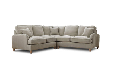 Anika Beige Double Corner Sofa