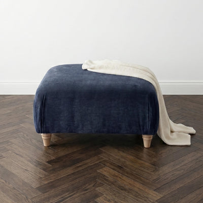 Anika Blue Footstool