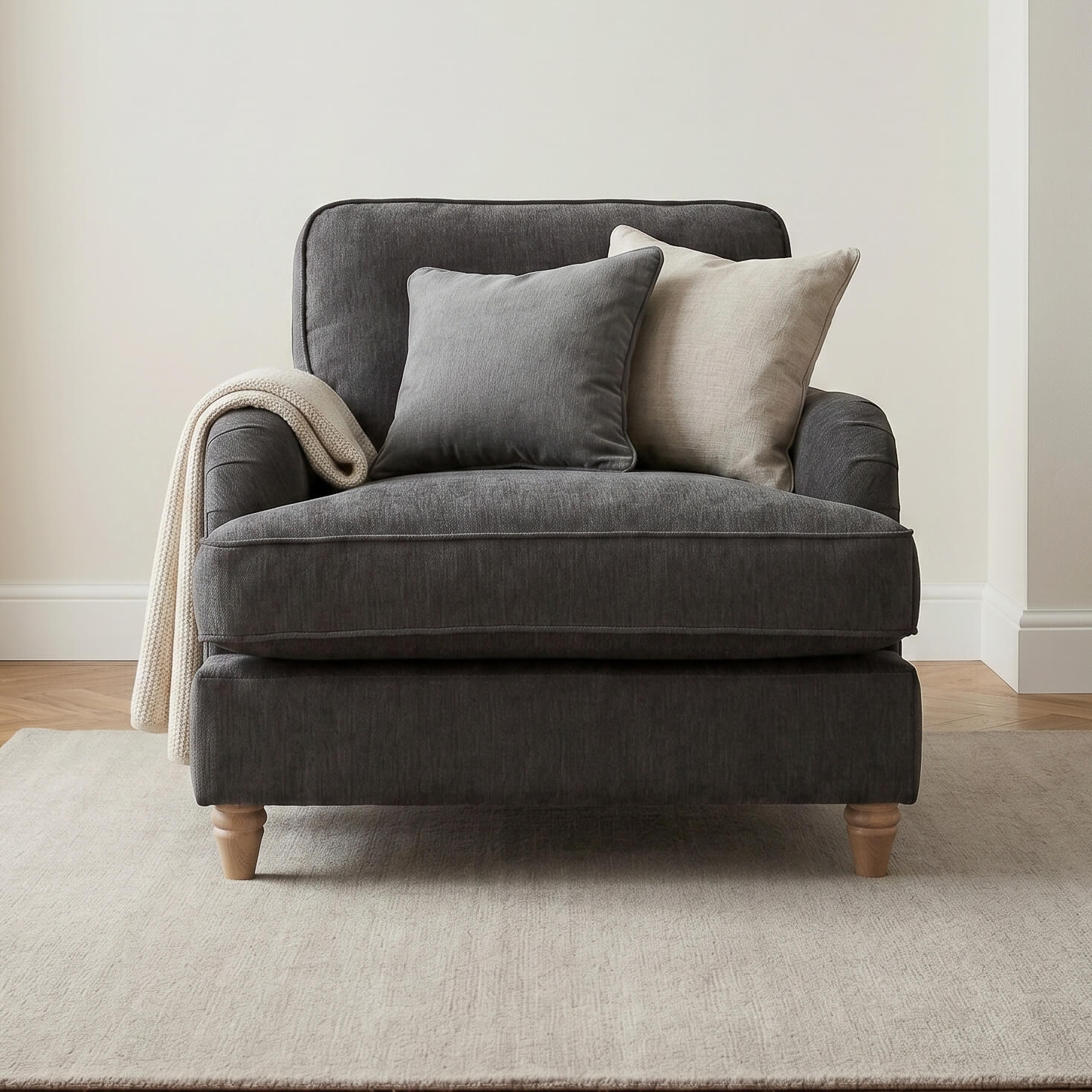 Anika Grey Armchair