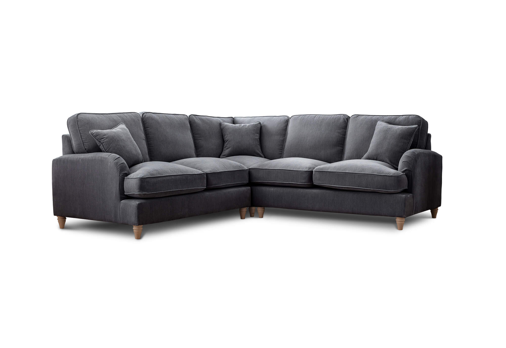Anika Grey Double Corner Sofa