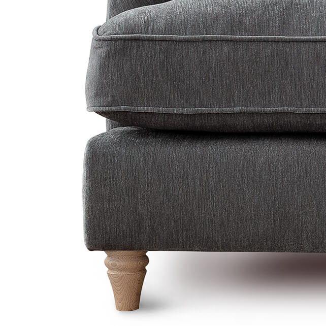 Anika Grey Double Corner Sofa
