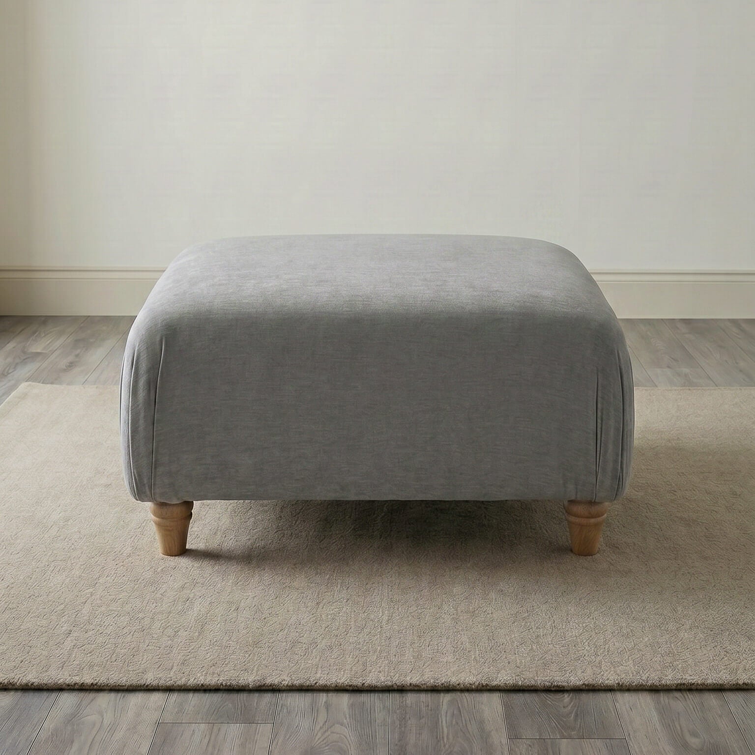Anika Grey Footstool