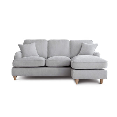Anika Grey Right Chaise Corner Sofa
