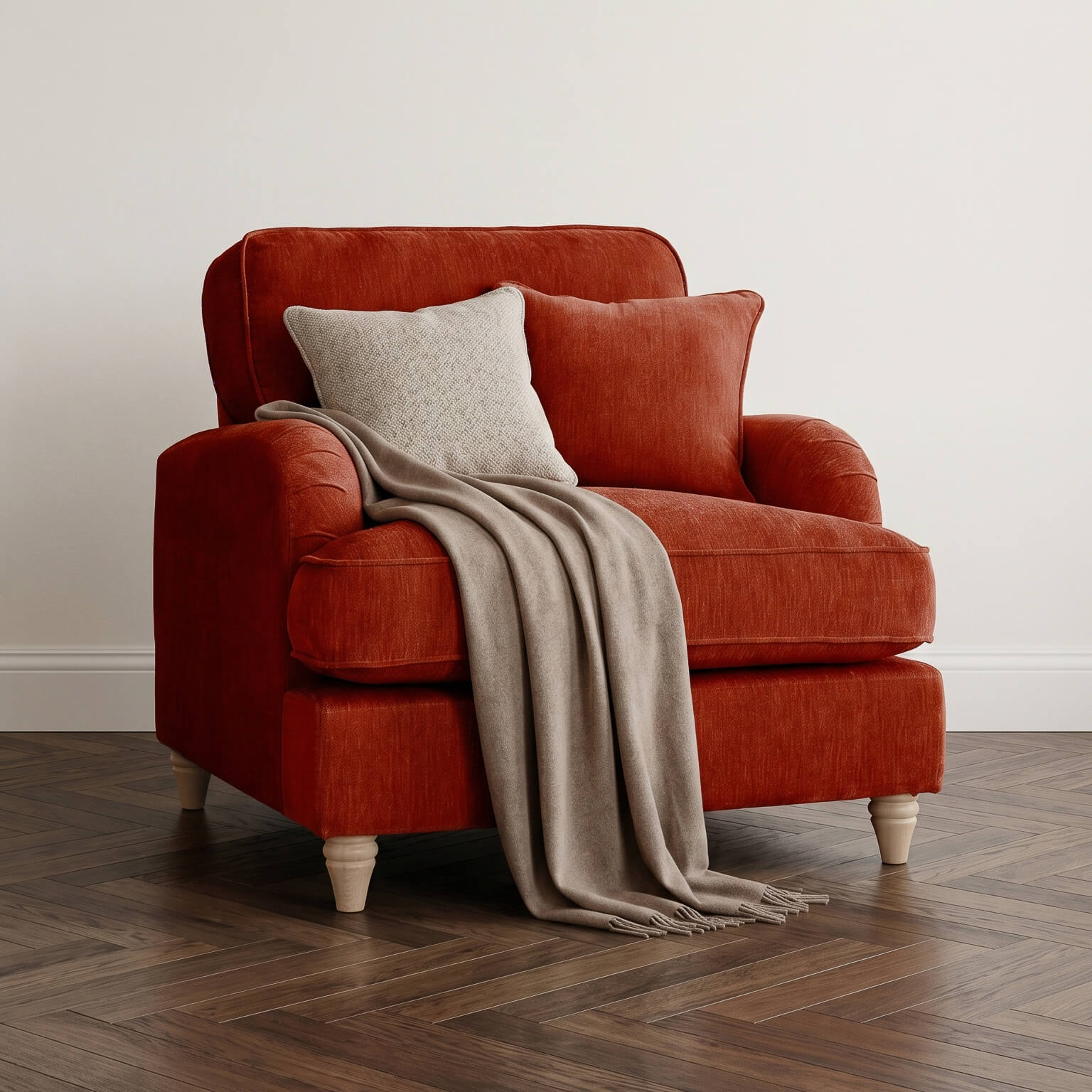 Anika Red Armchair