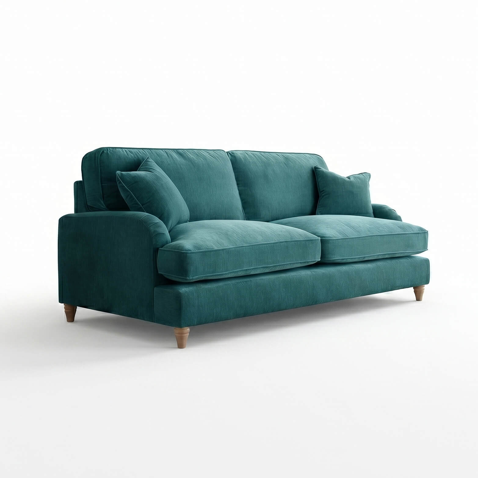 Anika Teal 3 Seater Sofa