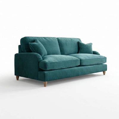 Anika Teal 3 Seater Sofa
