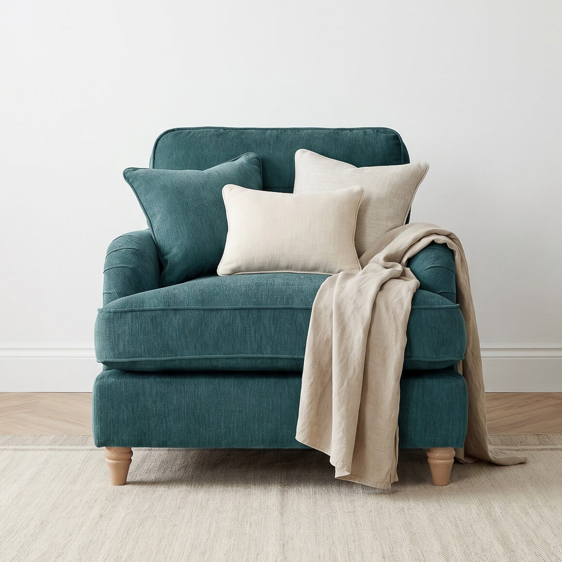 Anika Teal Armchair