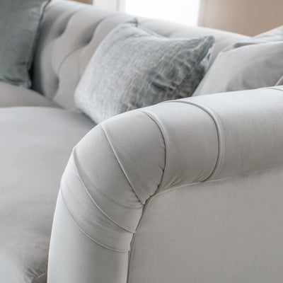 Ashby Grey Chesterfield 2 Seater Sofa