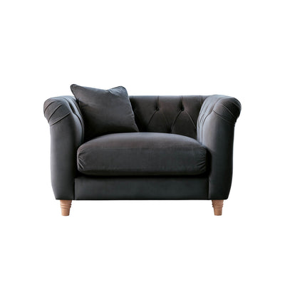Ashby Blue Chesterfield Armchair