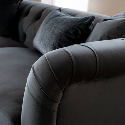 Ashby Blue Chesterfield 2 Seater Sofa