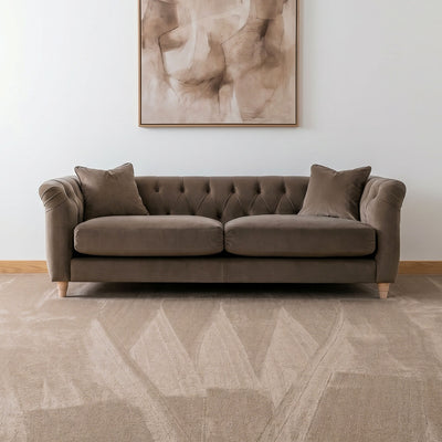 Ashby Brown Chesterfield 3 Seater Sofa