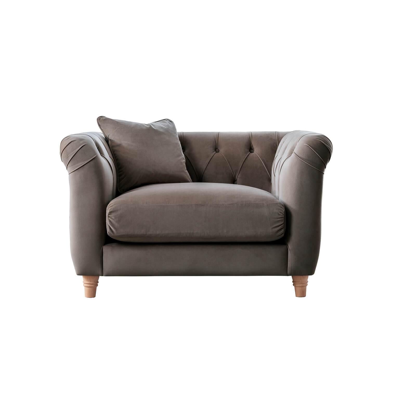 Ashby Brown Chesterfield Armchair