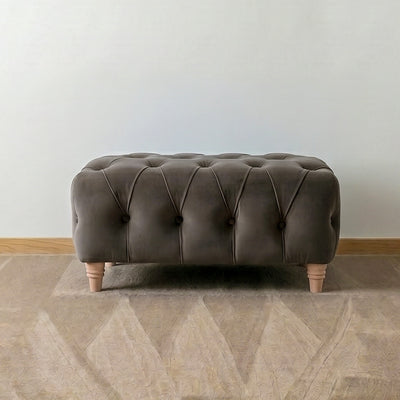 Ashby Brown Chesterfield Footstool