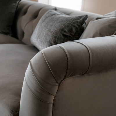 Ashby Brown Chesterfield 2 Seater Sofa