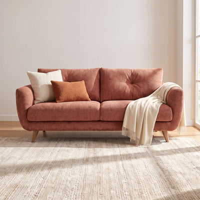 Aston Brown 2 Seater Sofa