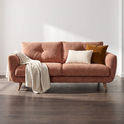 Aston Brown 4 Seater Sofa