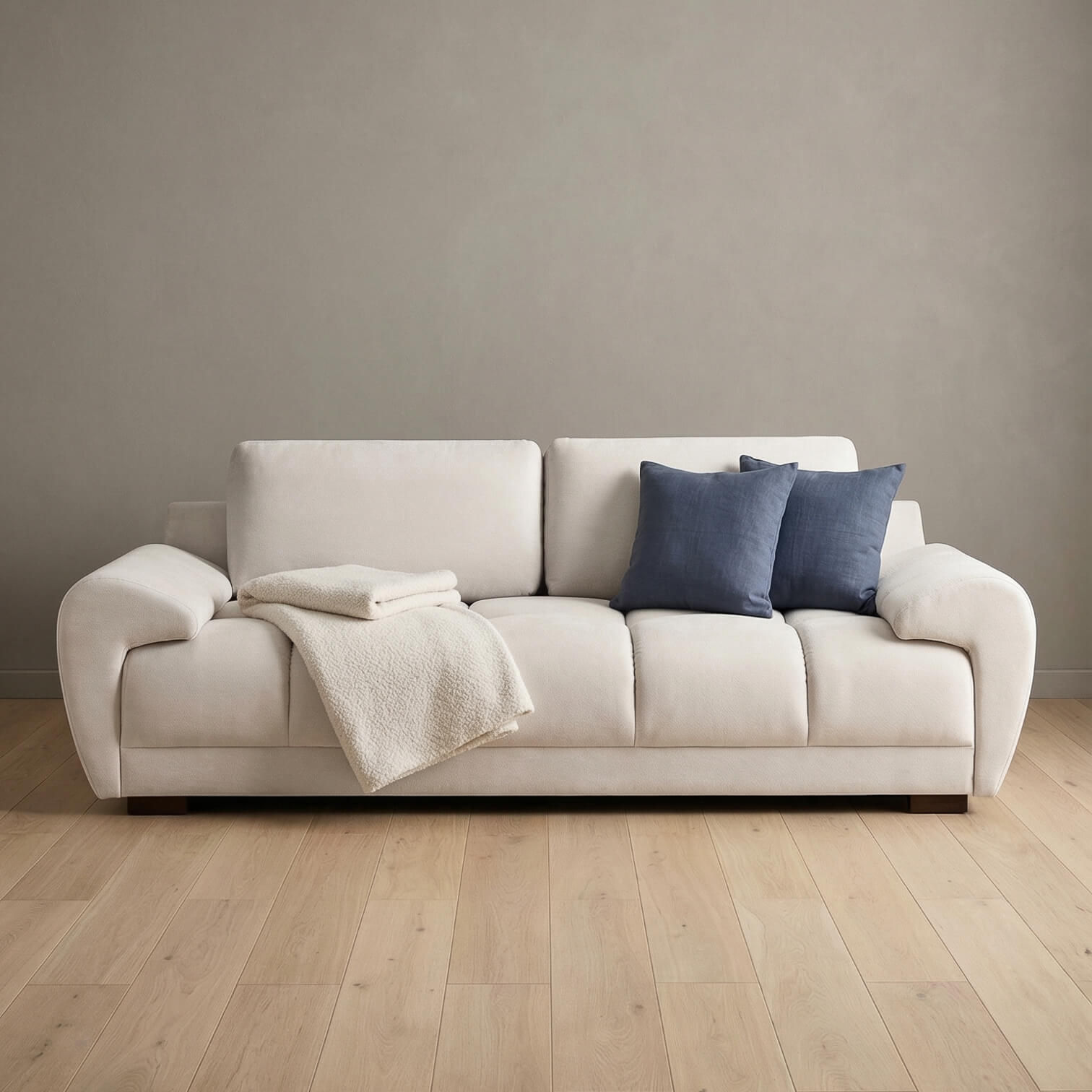 Avoro Cream 3 Seater Sofa