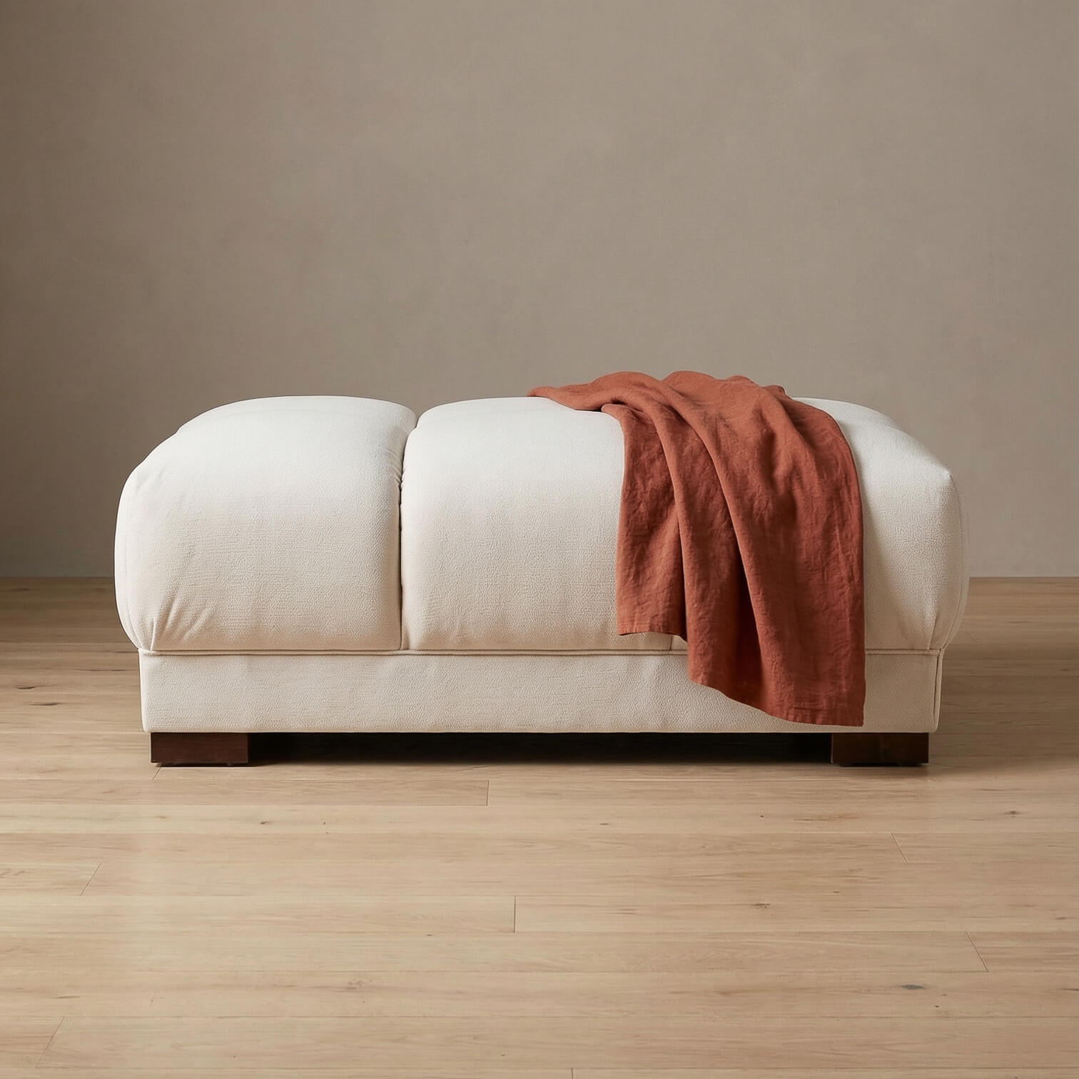 Avoro Cream Footstool
