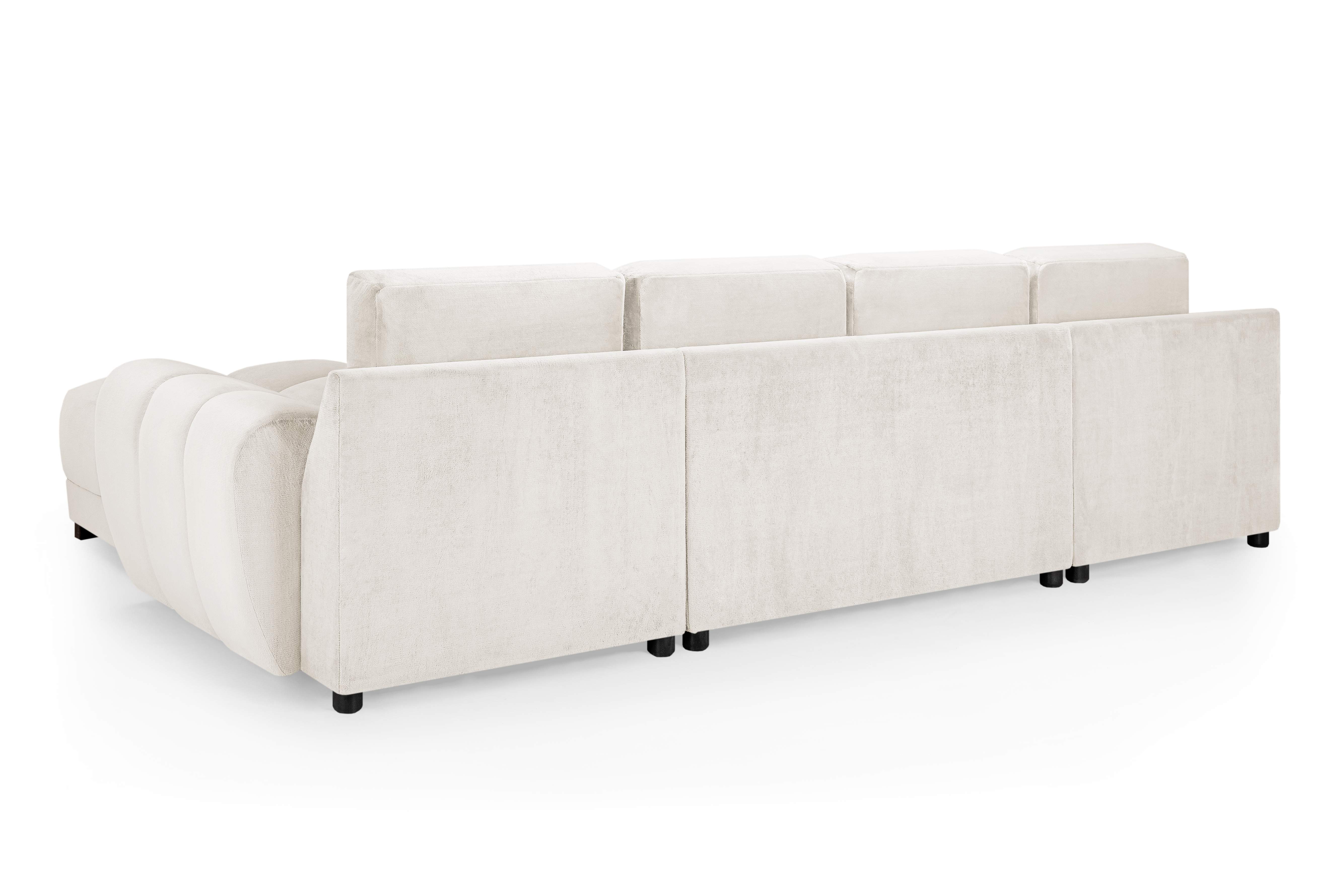 Avoro Cream U Shape Corner Sofa