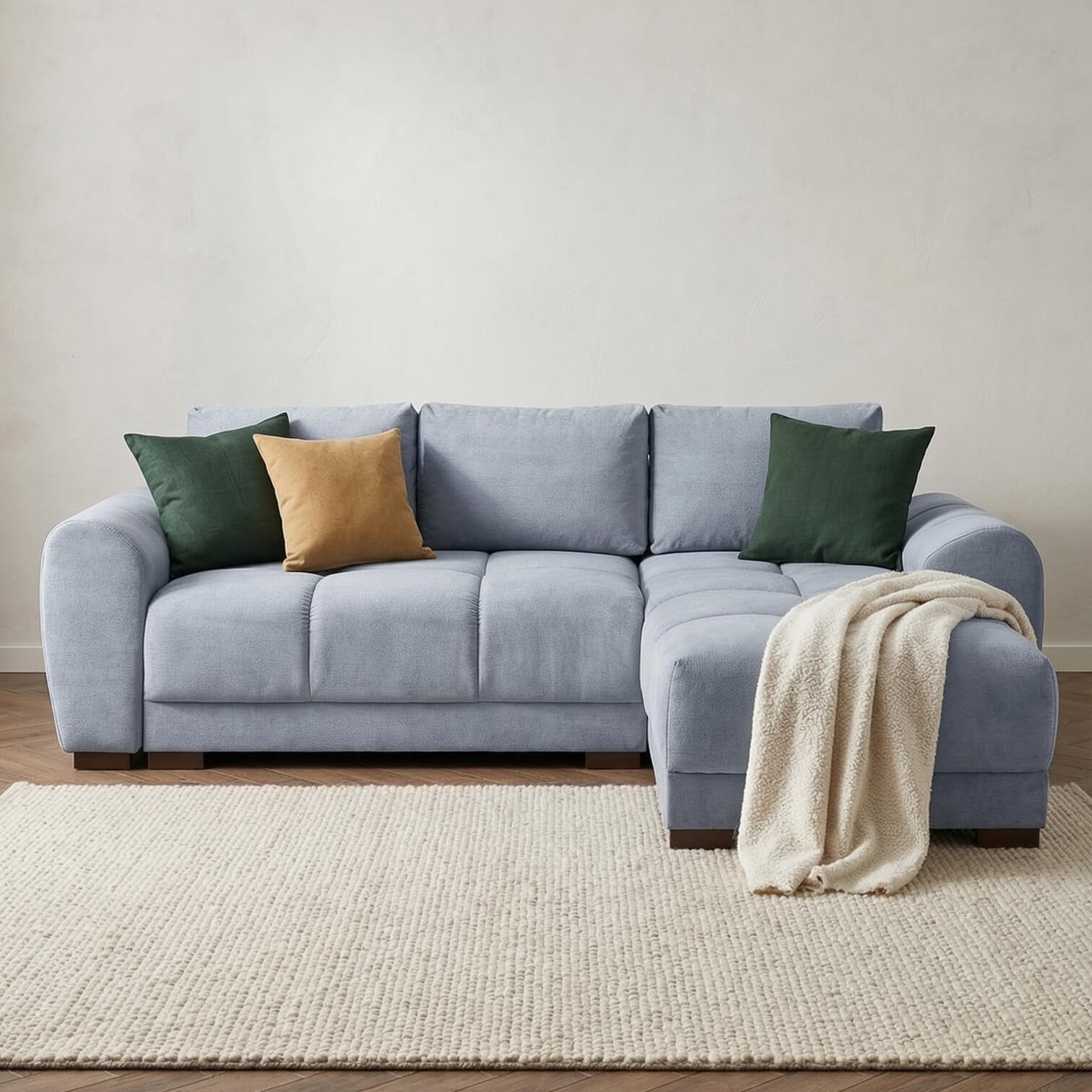 Avoro Grey Corner Sofa Bed