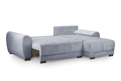 Avoro Grey Corner Sofa Bed