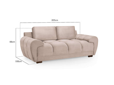 Avoro Mocha 2 Seater Sofa