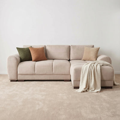 Avoro Mocha Corner Sofa Bed