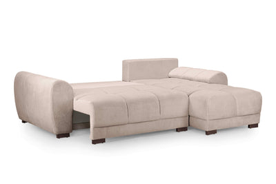 Avoro Mocha Corner Sofa Bed
