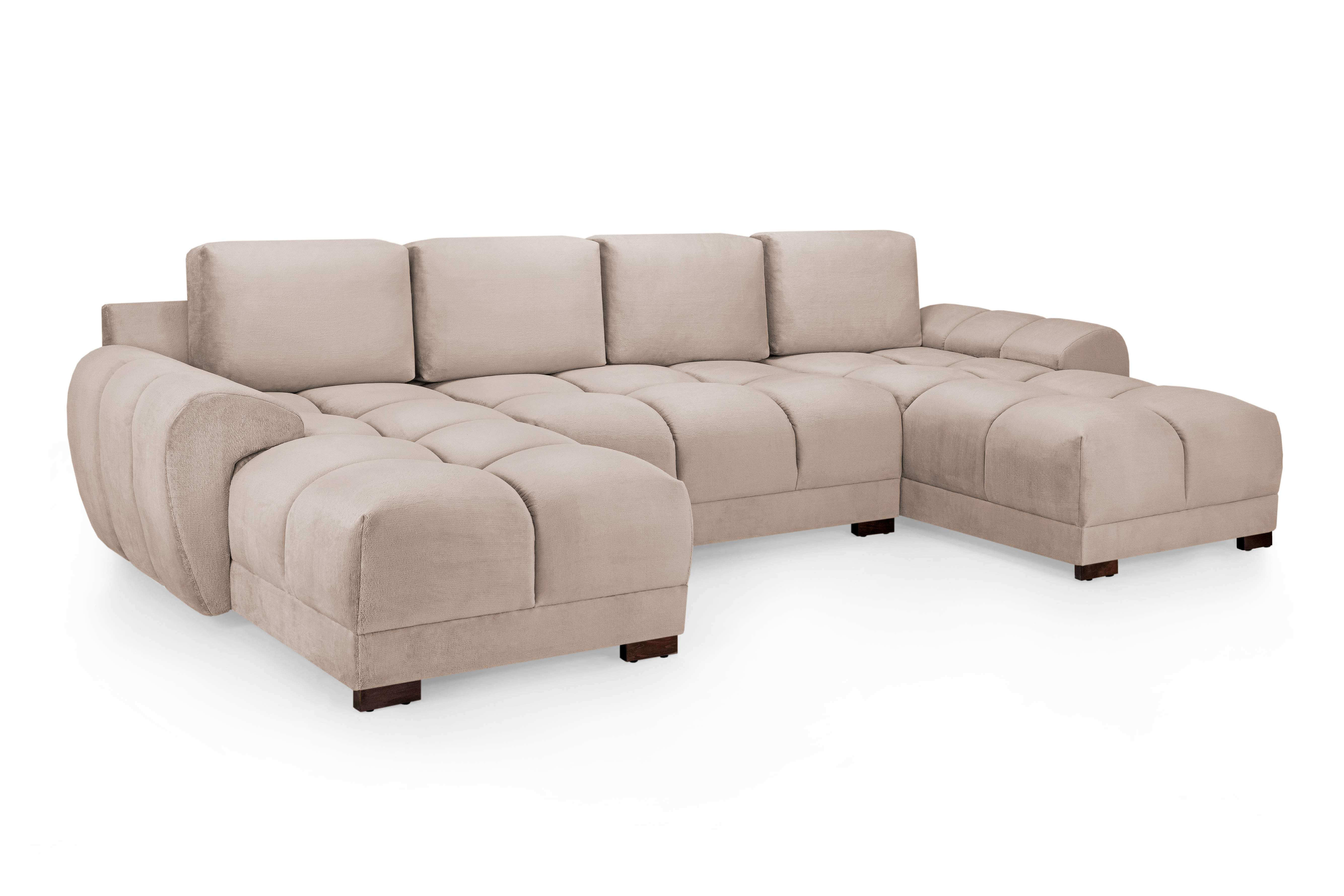 Avoro Mocha U Shape Corner Sofa