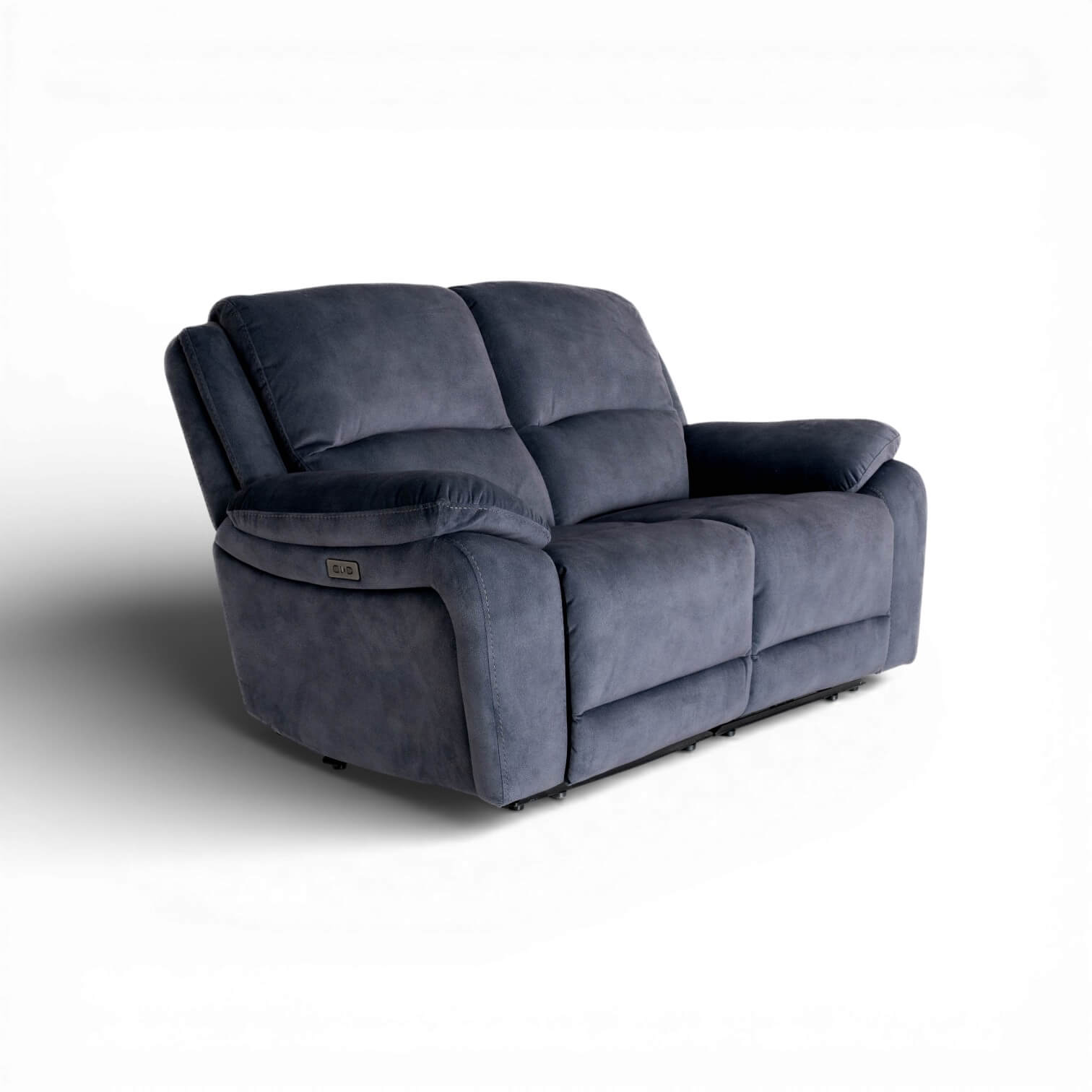 Belagio Blue 2 Seater Power Recliner Sofa
