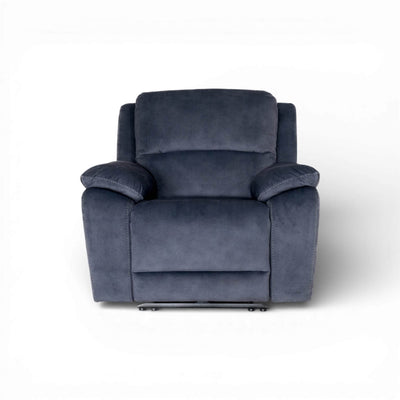 Belagio Blue Power Recliner Armchair