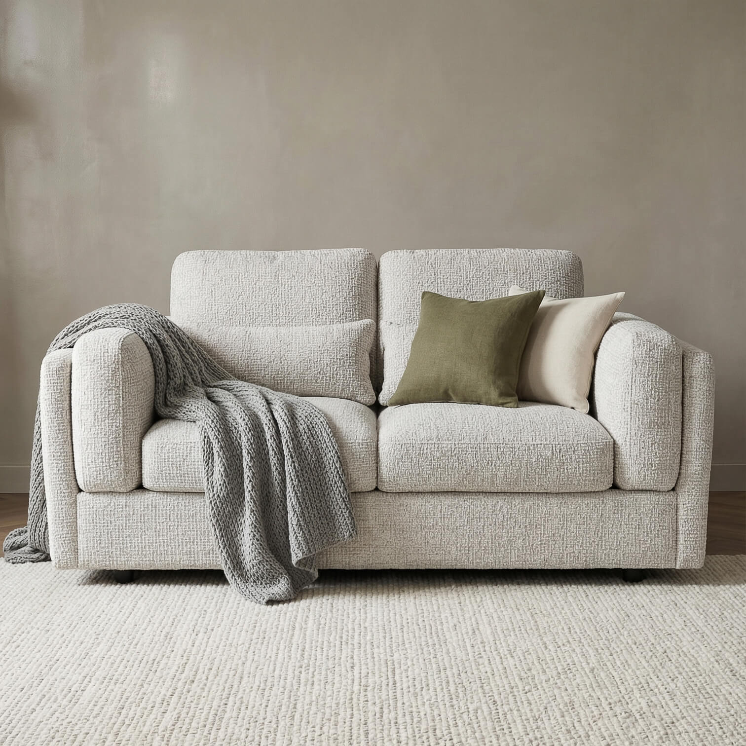 Belano Beige 2 Seater Sofa