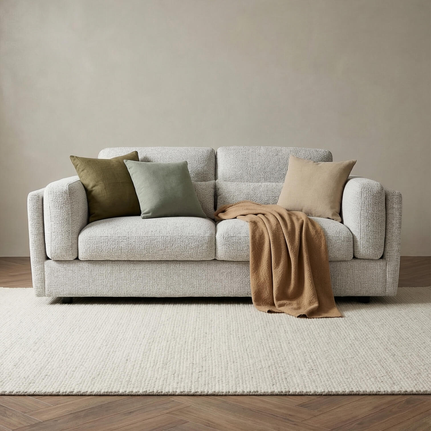 Belano Beige 3 Seater Sofa