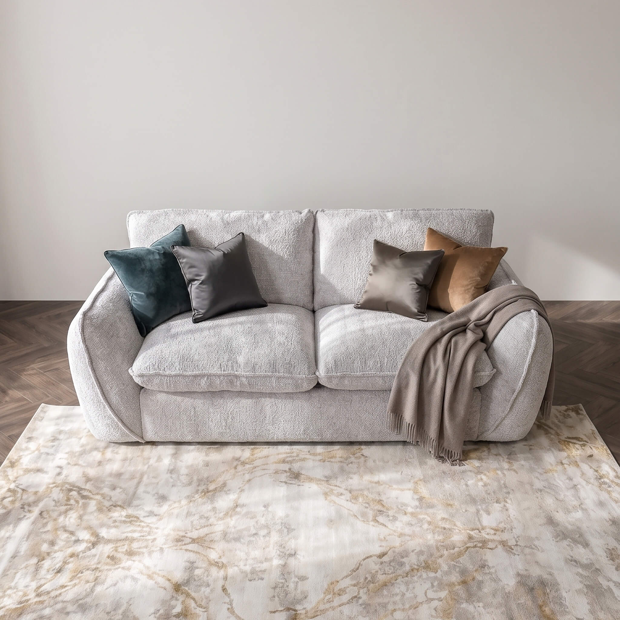 Berlin Beige 2 Seater Sofa