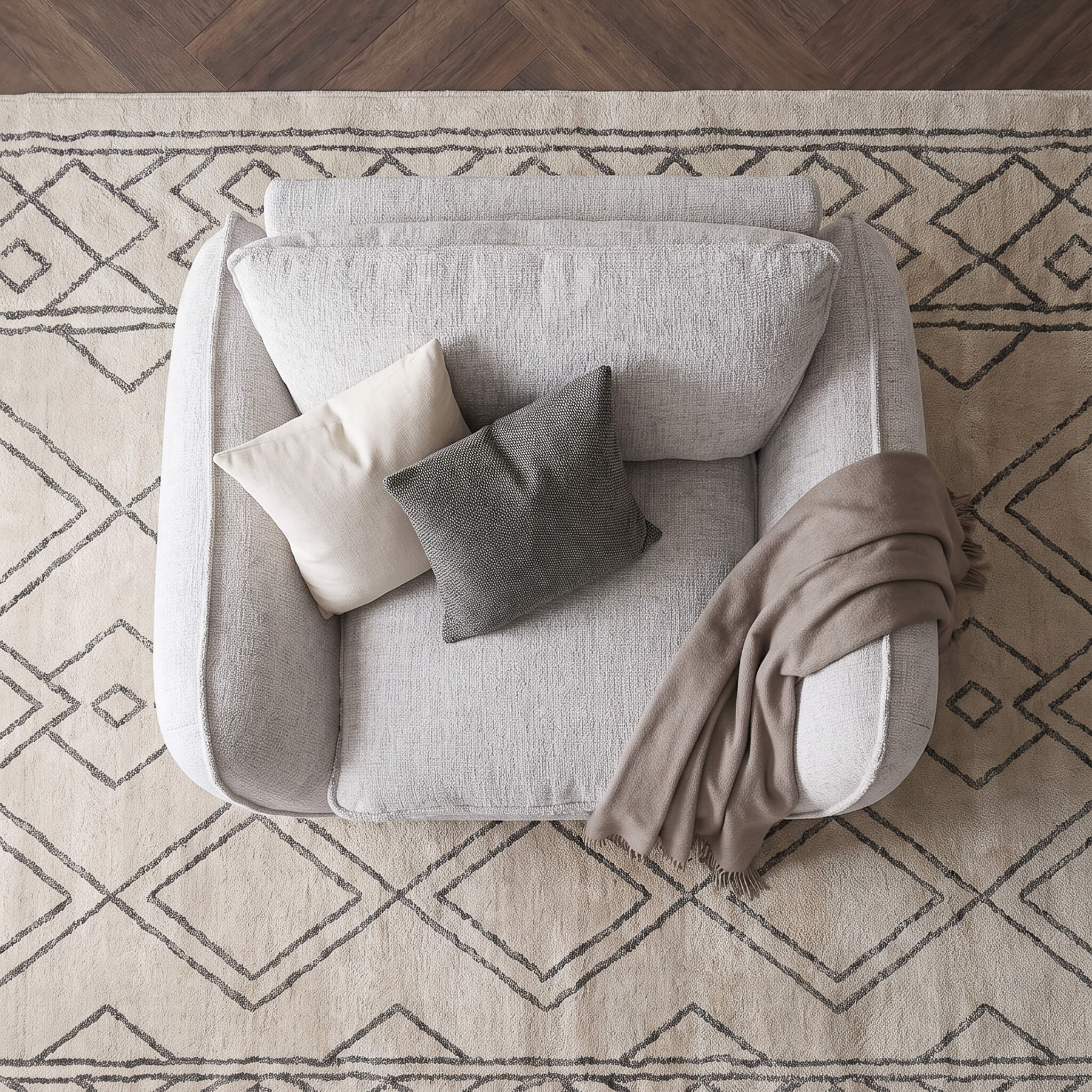 Berlin Beige Armchair