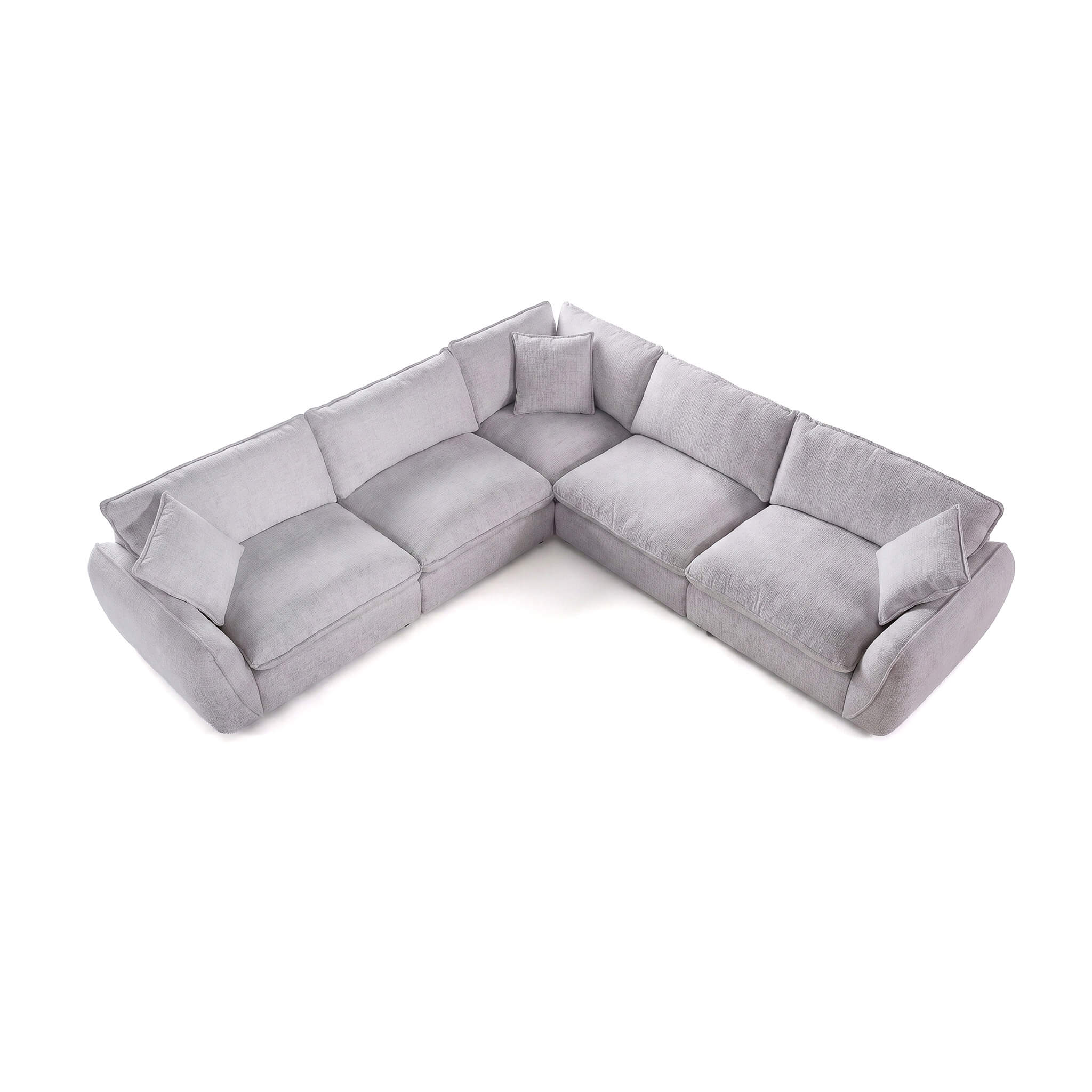 Berlin Beige Double Corner Sofa