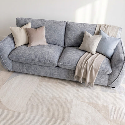 Berlin Grey 3 Seater Sofa